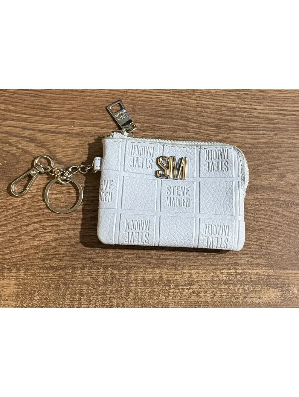 Womens Steve Madden Small Coin Wallet Light Blue